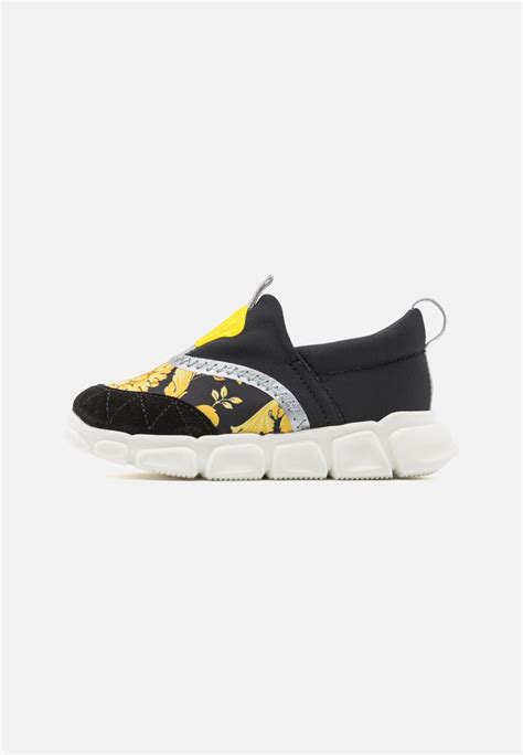 versus versace sneaker oro nero|Versace Kids' Leather Lace.